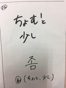 少し（インパクト単語帳）