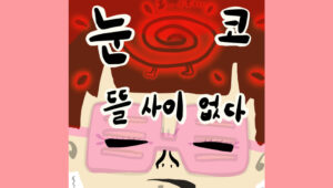 눈코 뜰 사이 없다